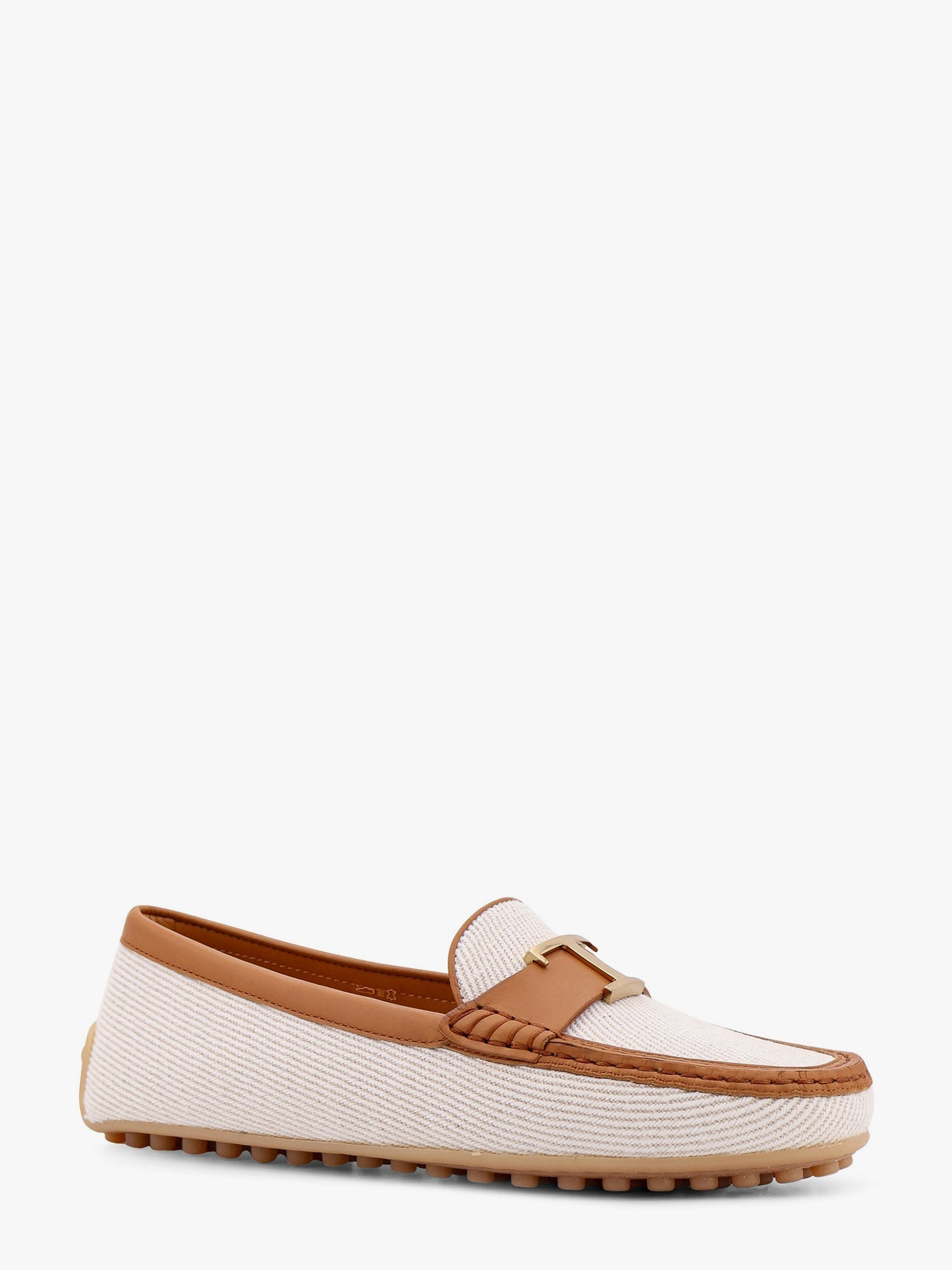 Tod'S Canvas Loafer With T Timeless Detail - 2