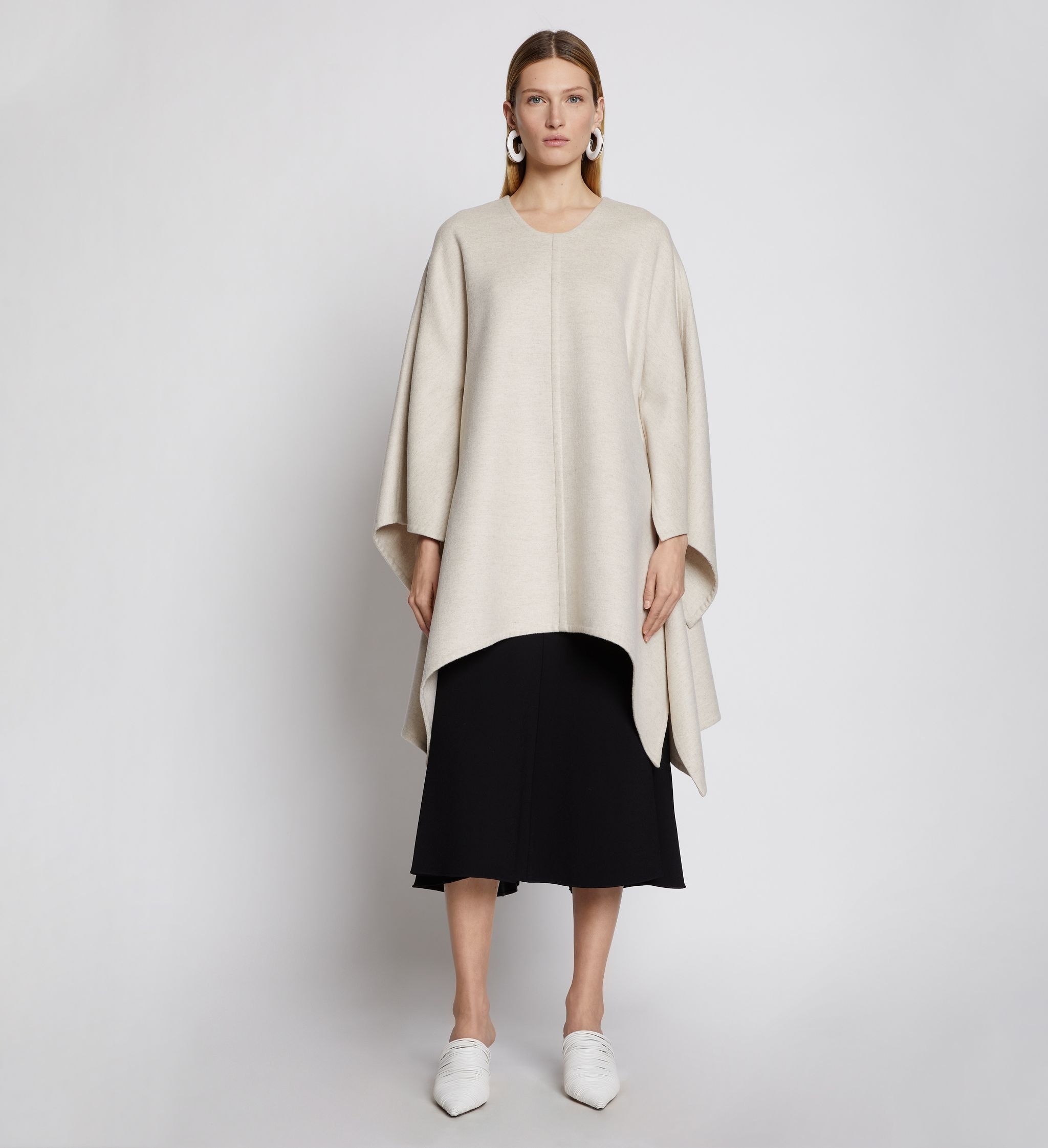 Cashmere Double Face Caftan - 2