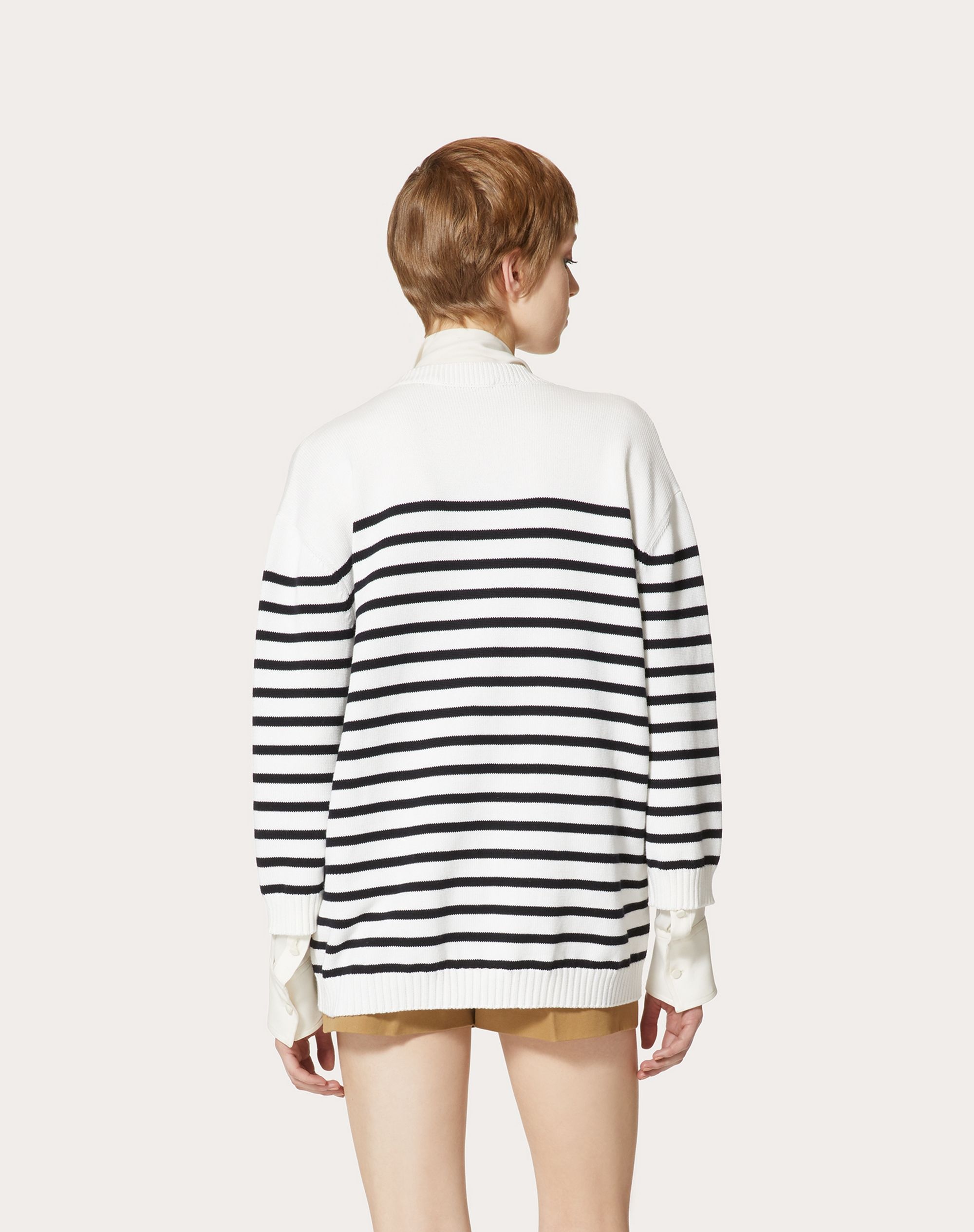 COTTON AND CASHMERE SWEATER - 4