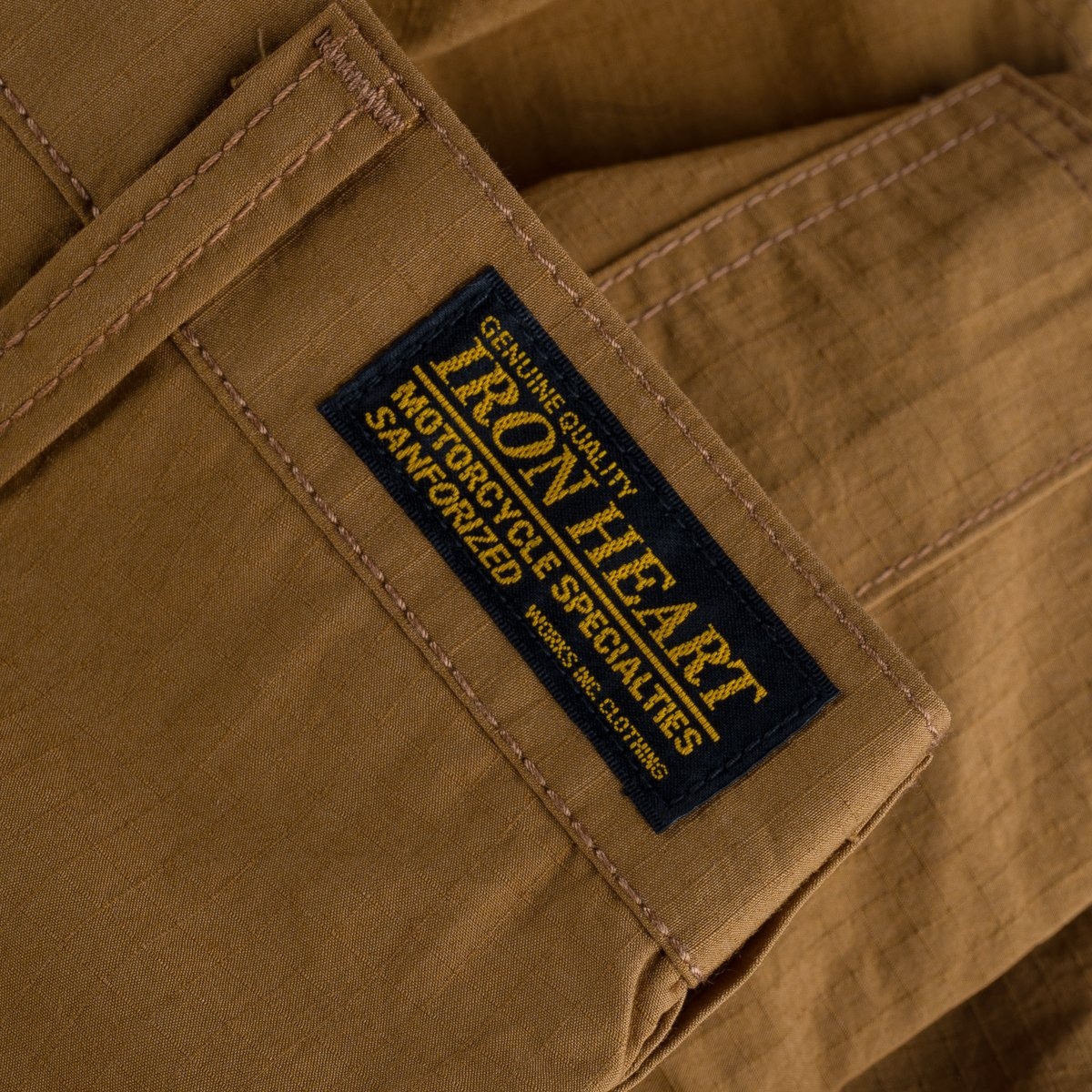 IH-736-BRN Ripstop Cargo Shorts - Brown - 10