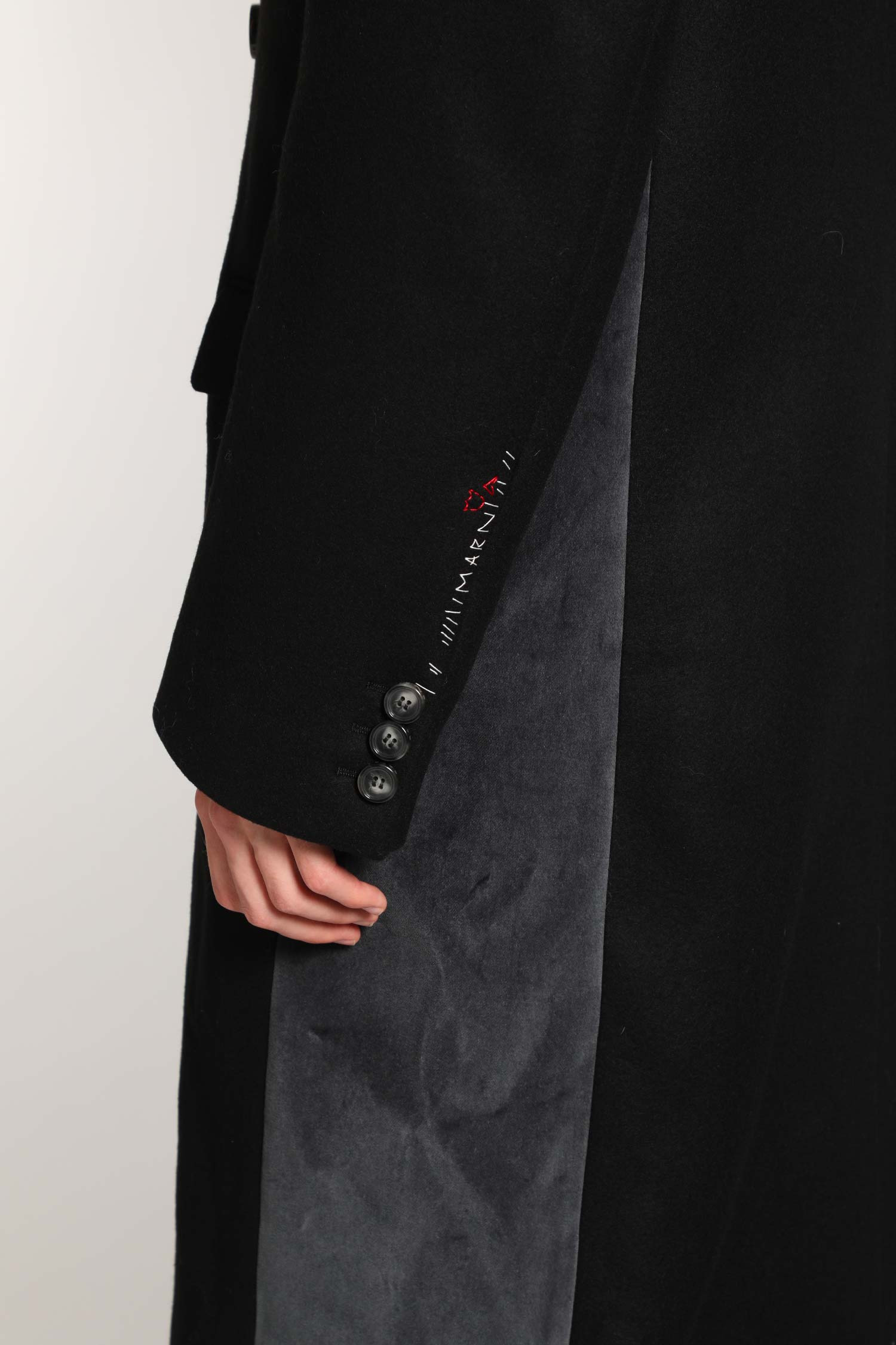 Wool Felt Coat With Fur Trim - 6