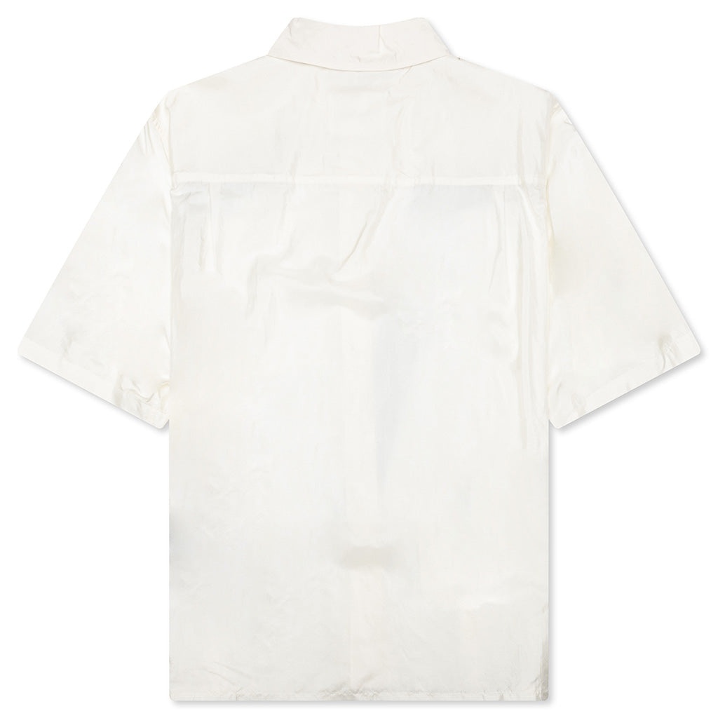 SILK AND NYLON SHIRT - EGGSHELL - 2