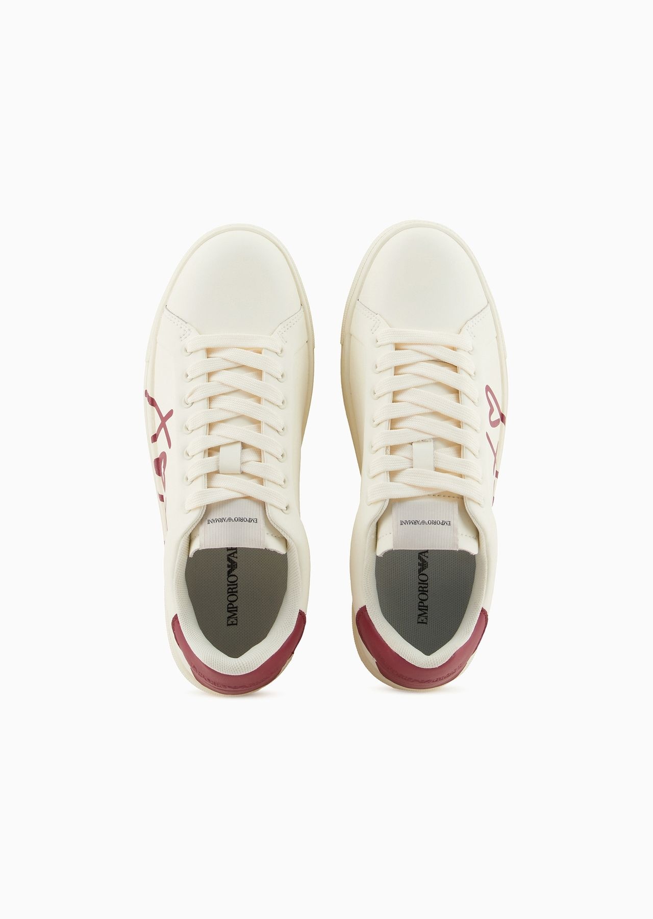 Leather sneakers with XOXO logo - 3