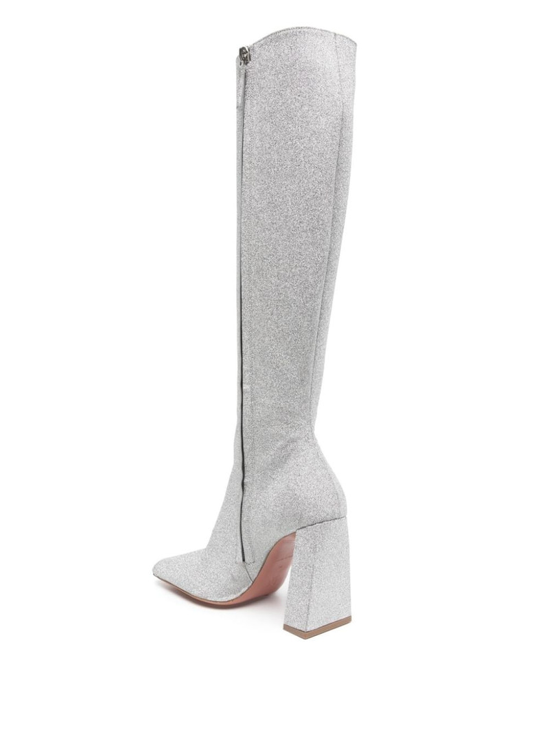 Marine glitter knee-high boots 3