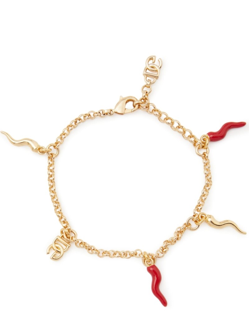 Dolce & Gabbana DG charm bracelet | luisaviaroma | REVERSIBLE