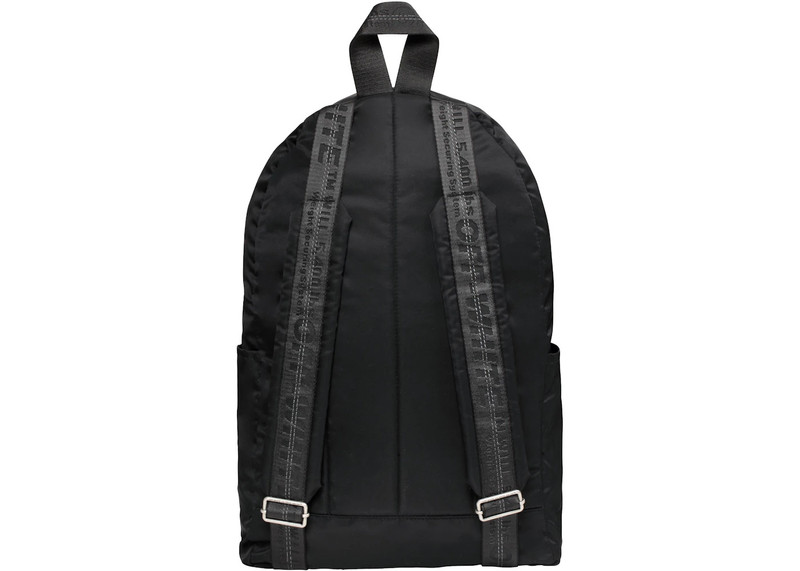 Off-White OFF-WHITE Logo Quote Backpack Black/White outlook