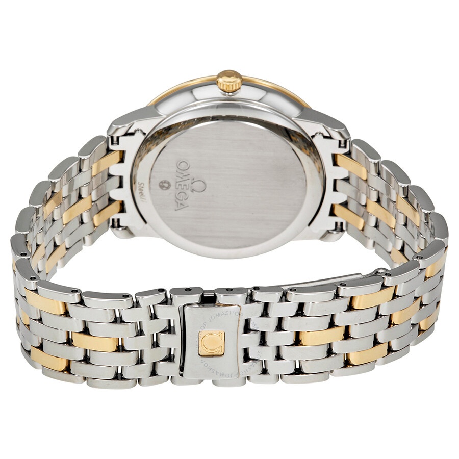 Omega De Ville Prestige Champagne Dial Stainless Steel and 18kt Gold Men's Watch 424.20.37.20.58.001 - 3