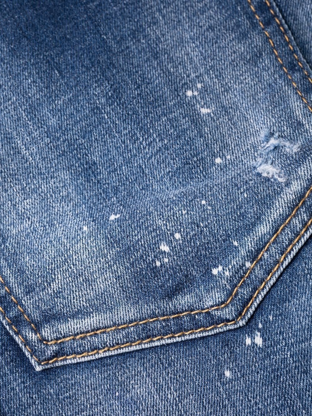 Ditsy ripped slim-fot jeans - 7