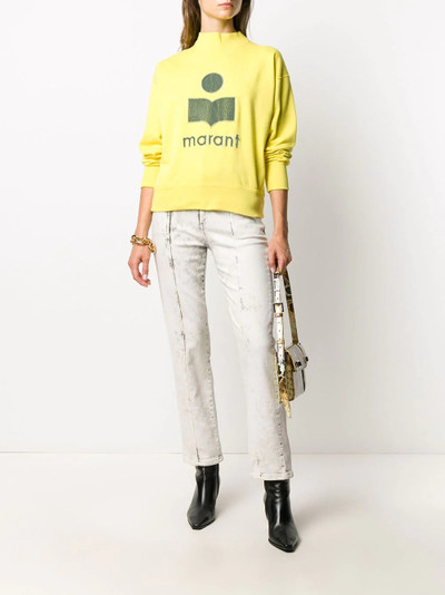 Isabel Marant Étoile logo embroidered jumper outlook