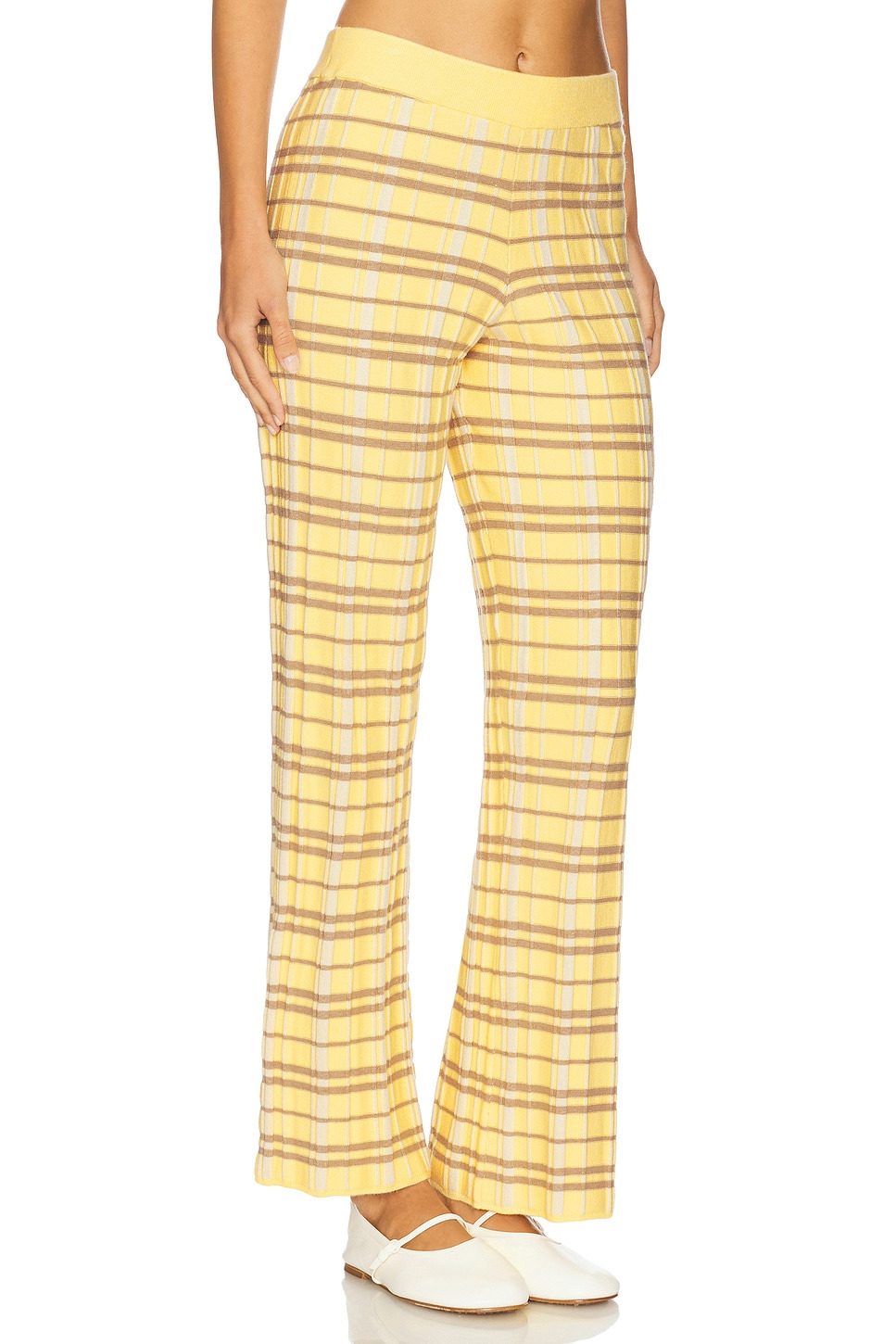Plaid Flare Pant - 2