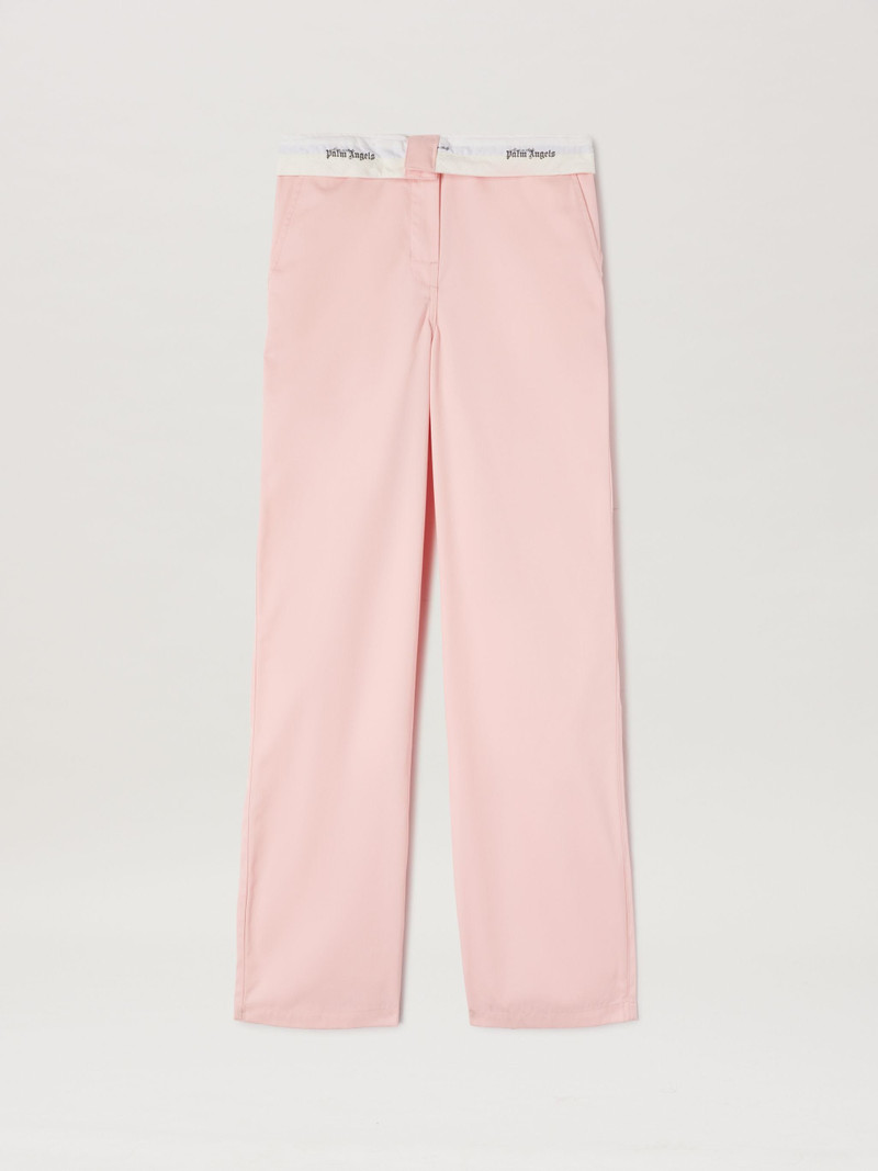 Reversed Waistband Chino Pants - 1