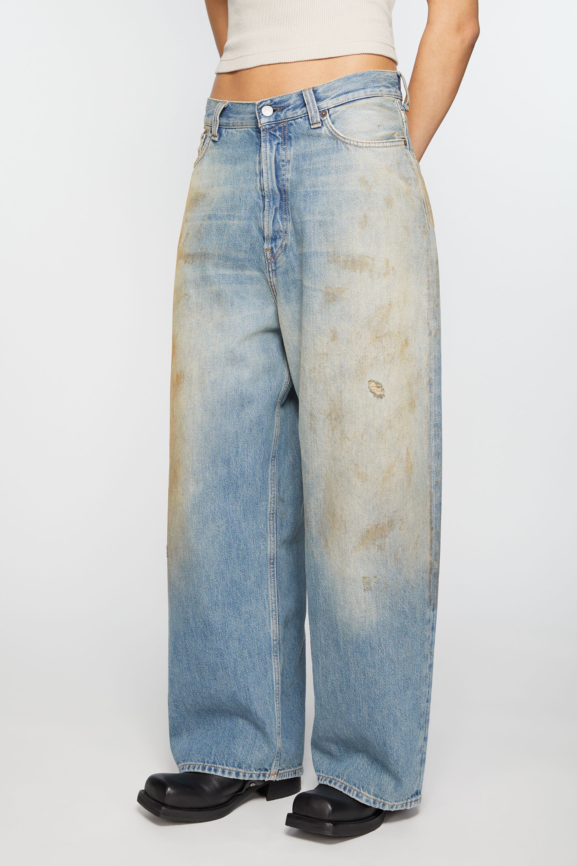 Super baggy fit jeans - 2023 - Mid Blue - 3