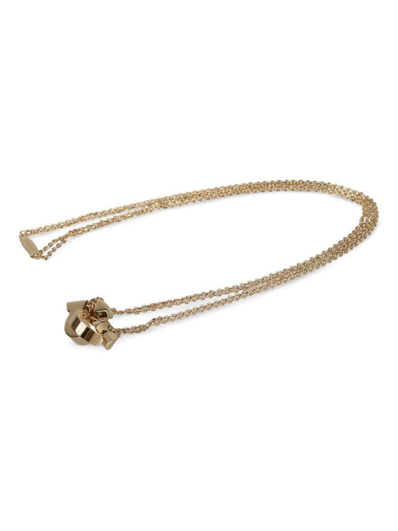 FERRAGAMO Double-Gancini necklace outlook
