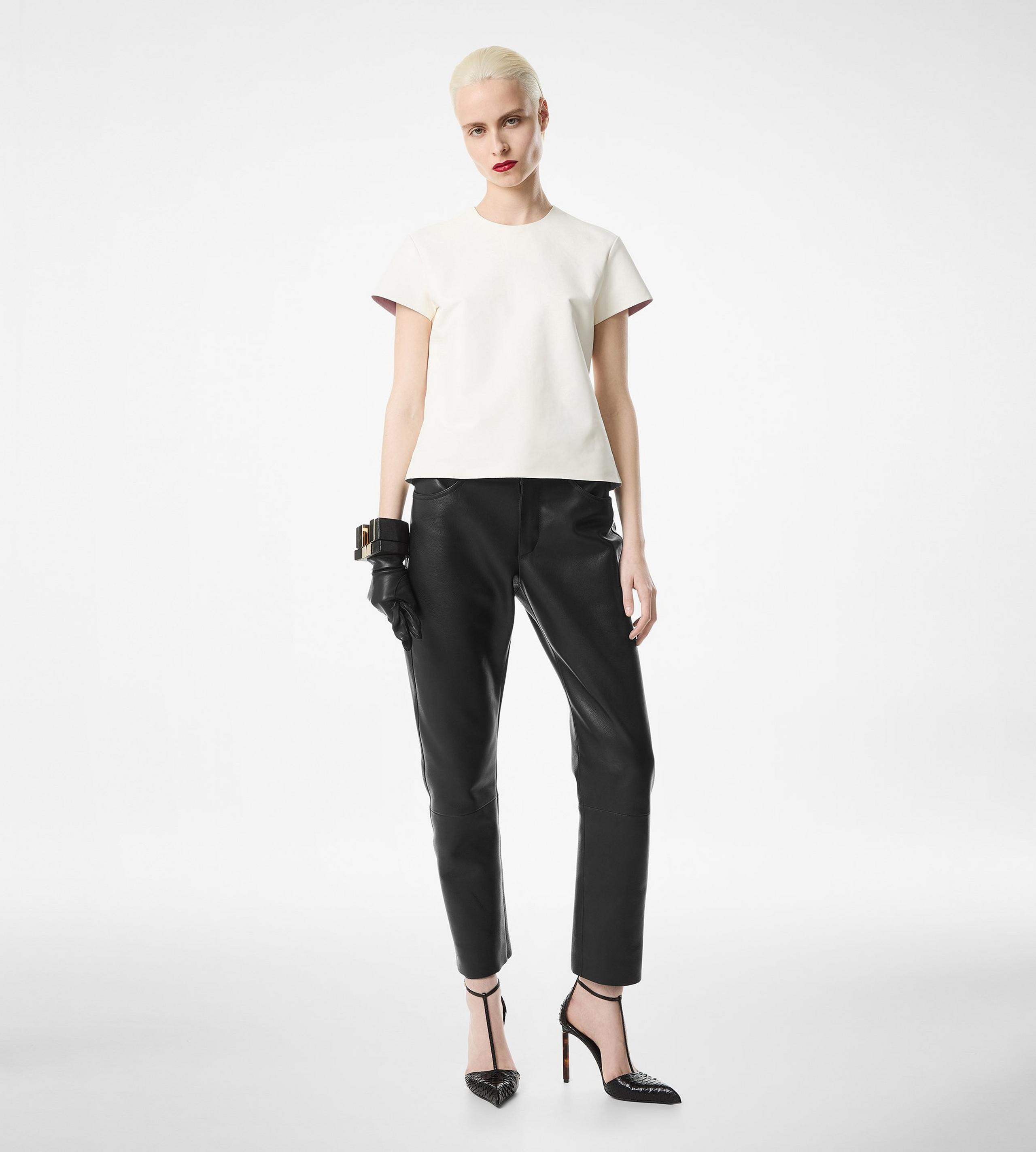 NAPPA LUX AND WASHED DUCHESSE T-SHIRT - 5
