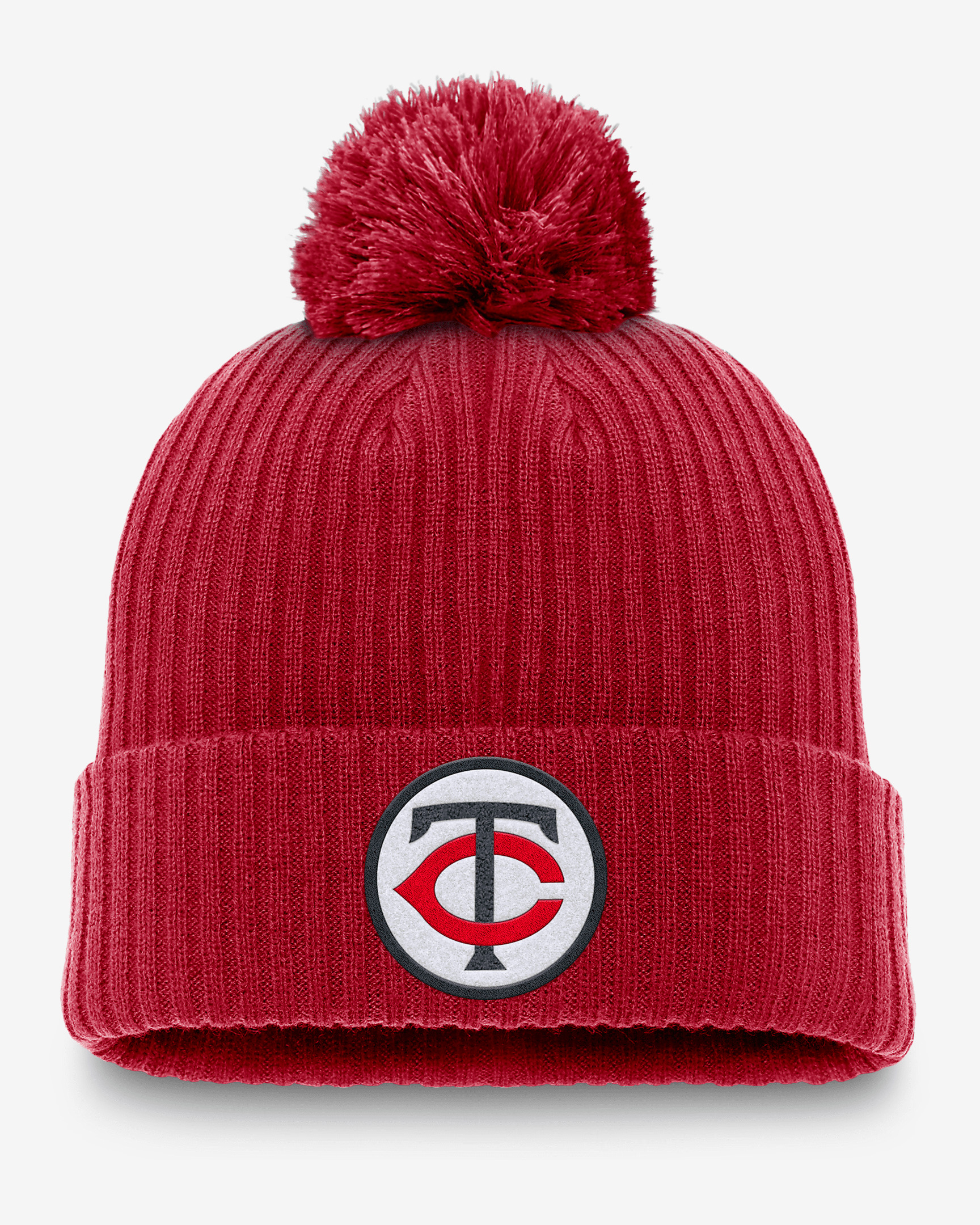 Minnesota Twins Cooperstown Peak Men's Nike MLB Cuffed Pom Beanie - 1