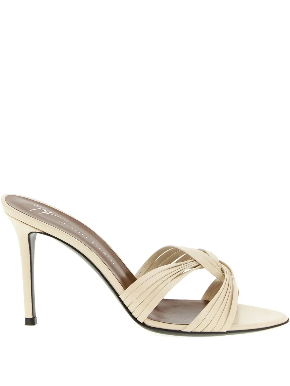 Clandestino leather heeled sandals - 1