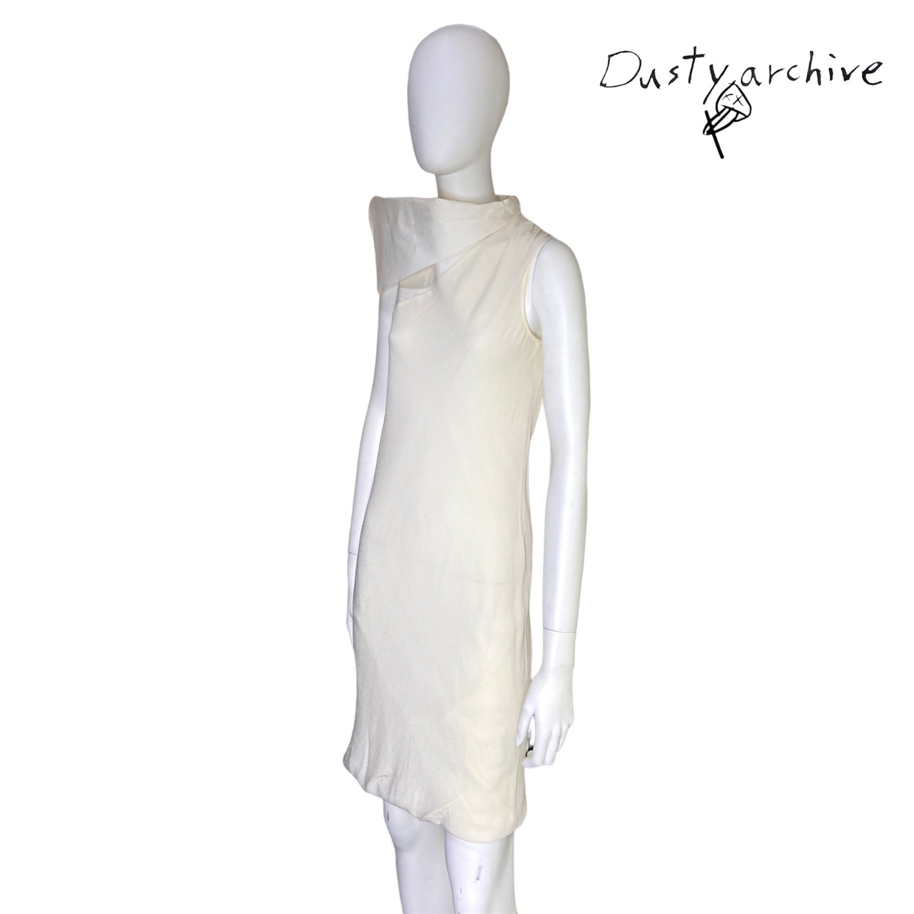 Rick owens 2010ss asymmetrical tank dress 40 - 5