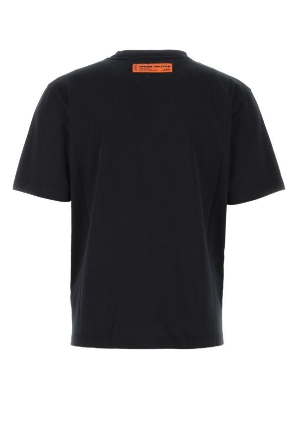 Black cotton oversize t-shirt - 2