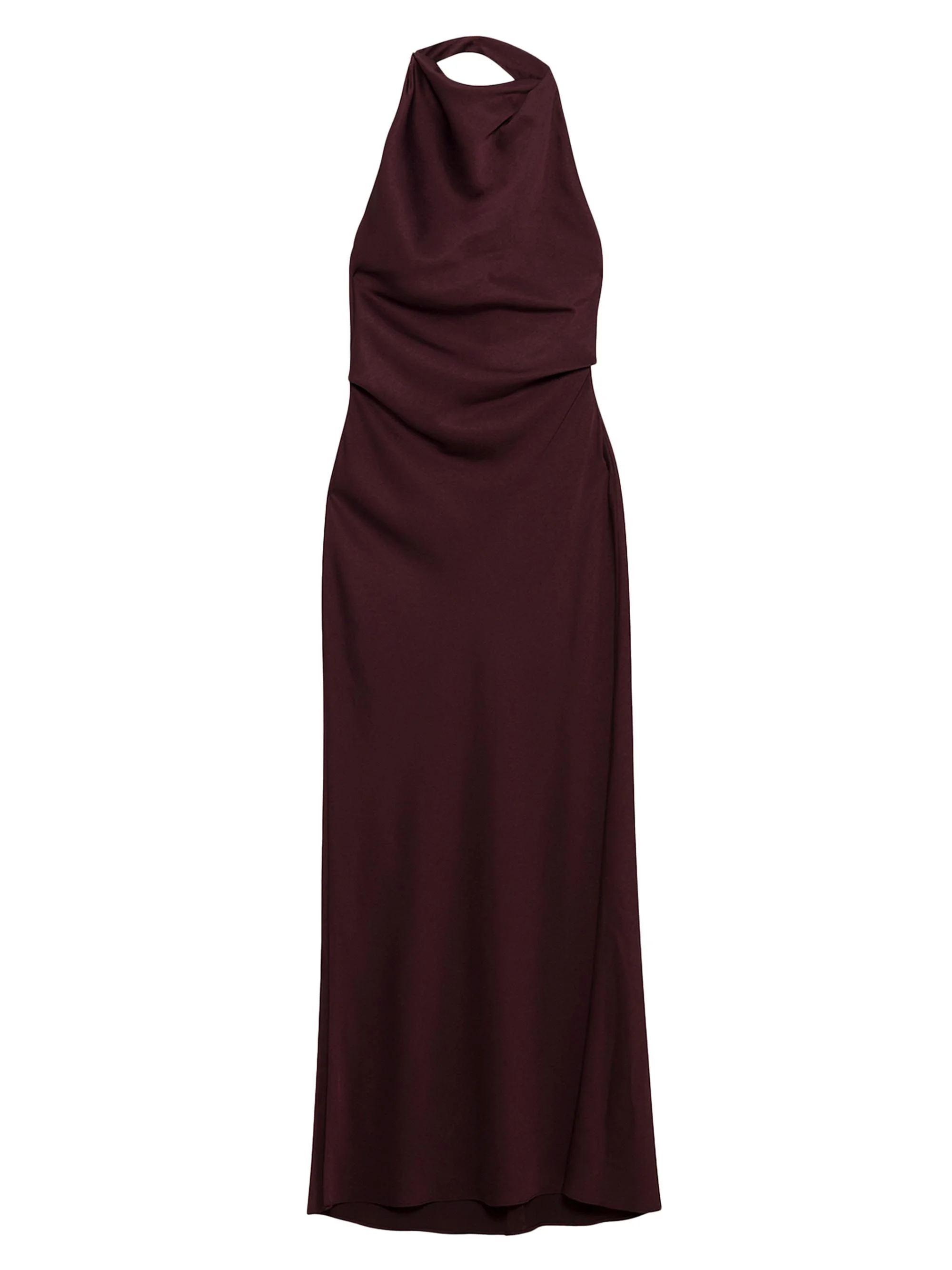 Women's Reannon Draped Satin Gown - Red - 1