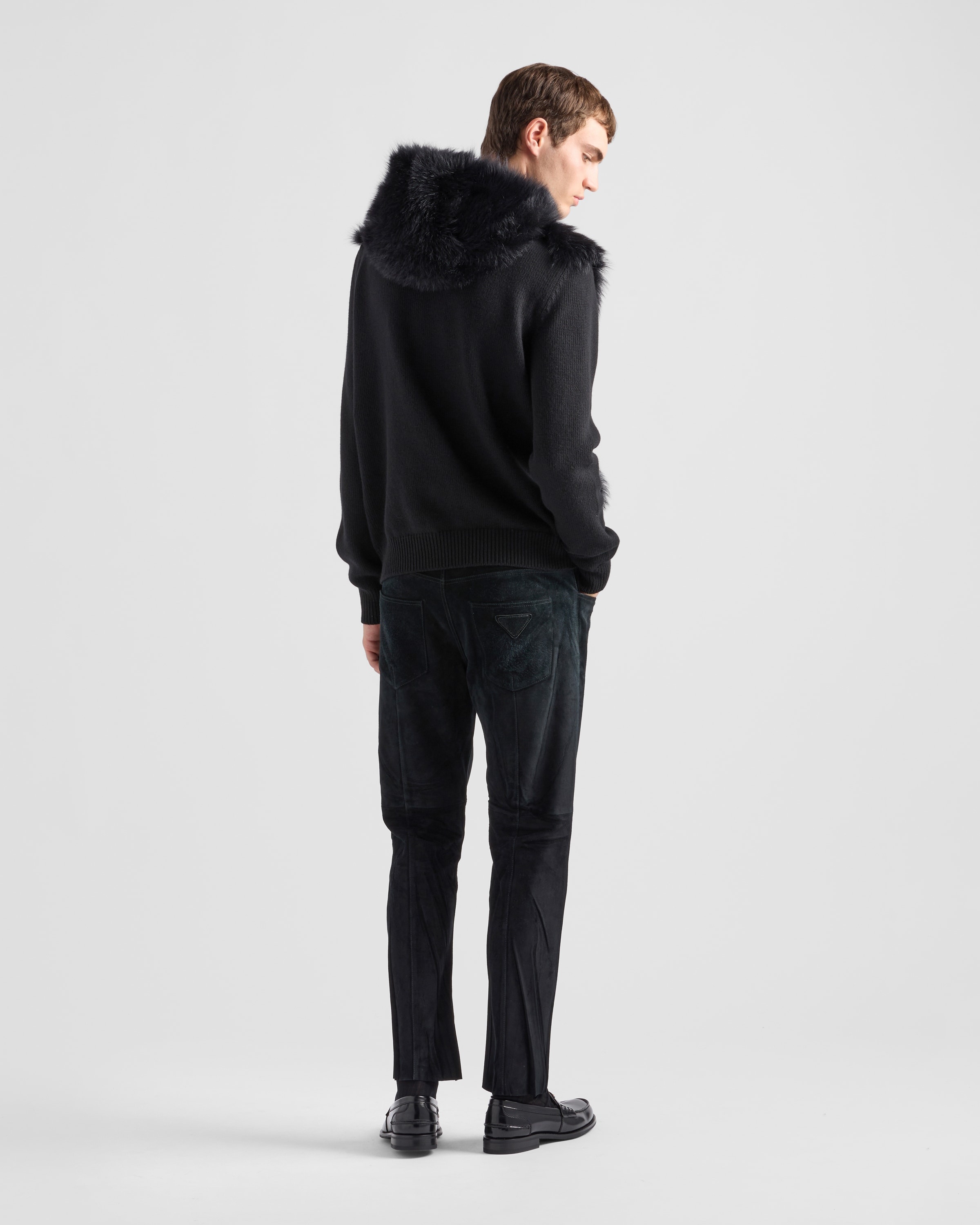 Cashmere and wool cardigan - 5