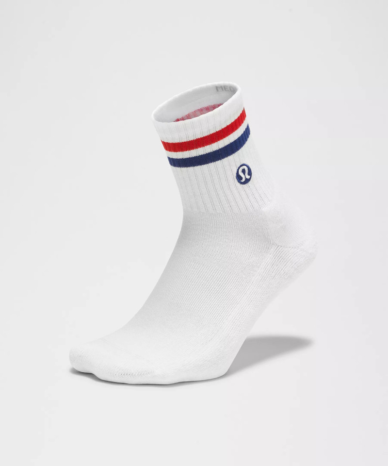 Unisex Daily Essential Quarter Socks *Stripe 3