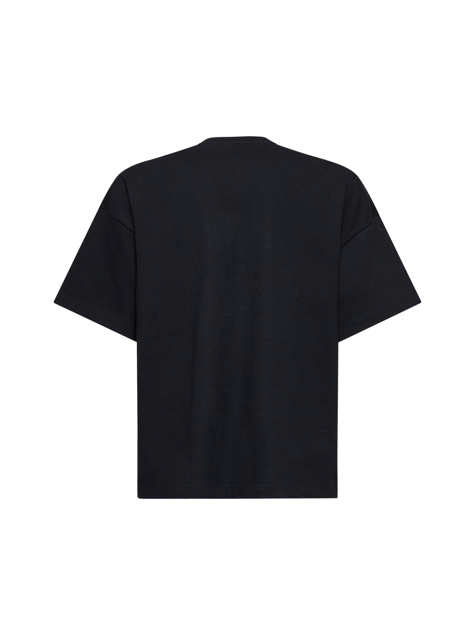 Black printed logo T-shirt - 2