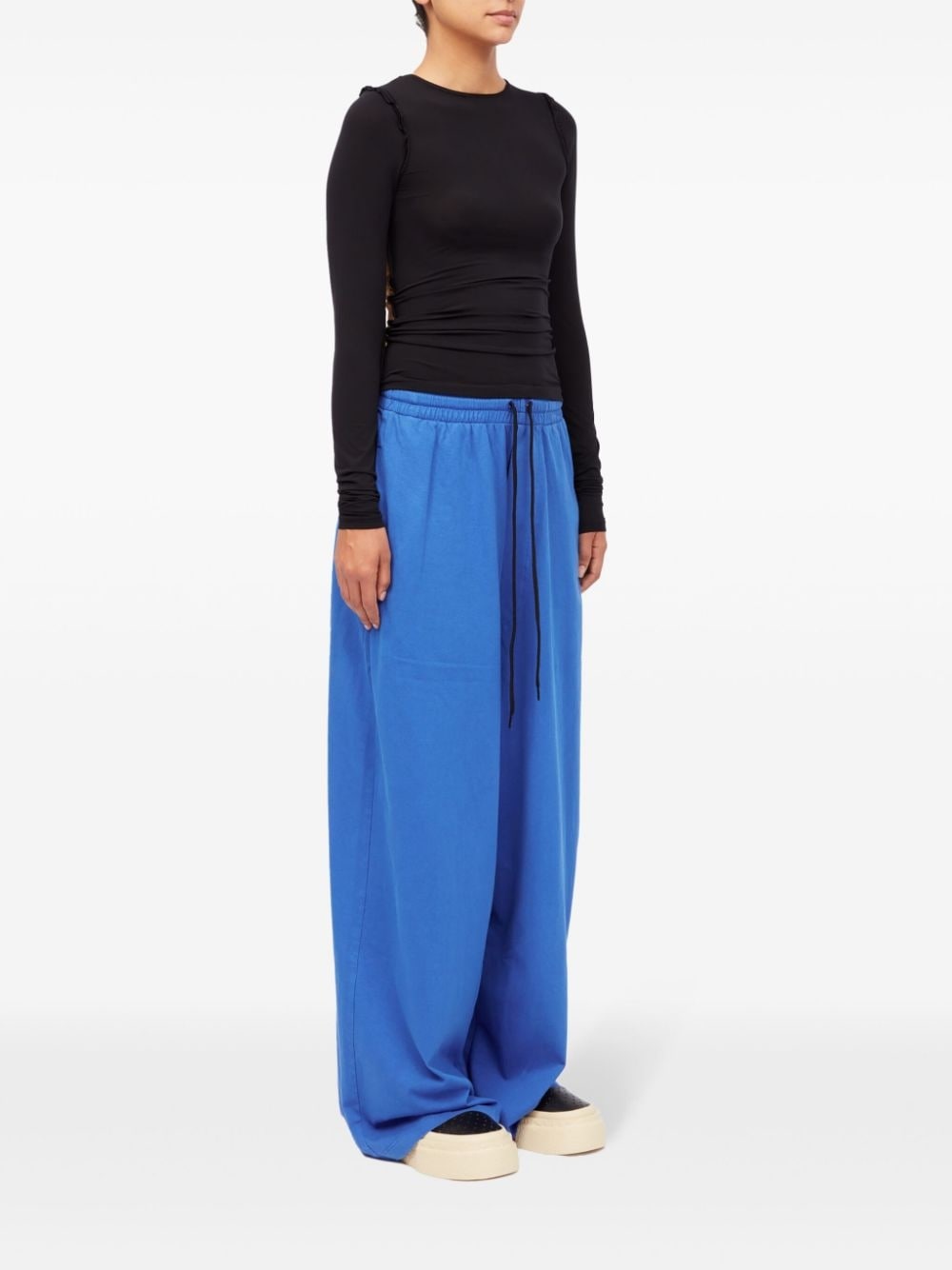 two-tone exposed-seam top - 3