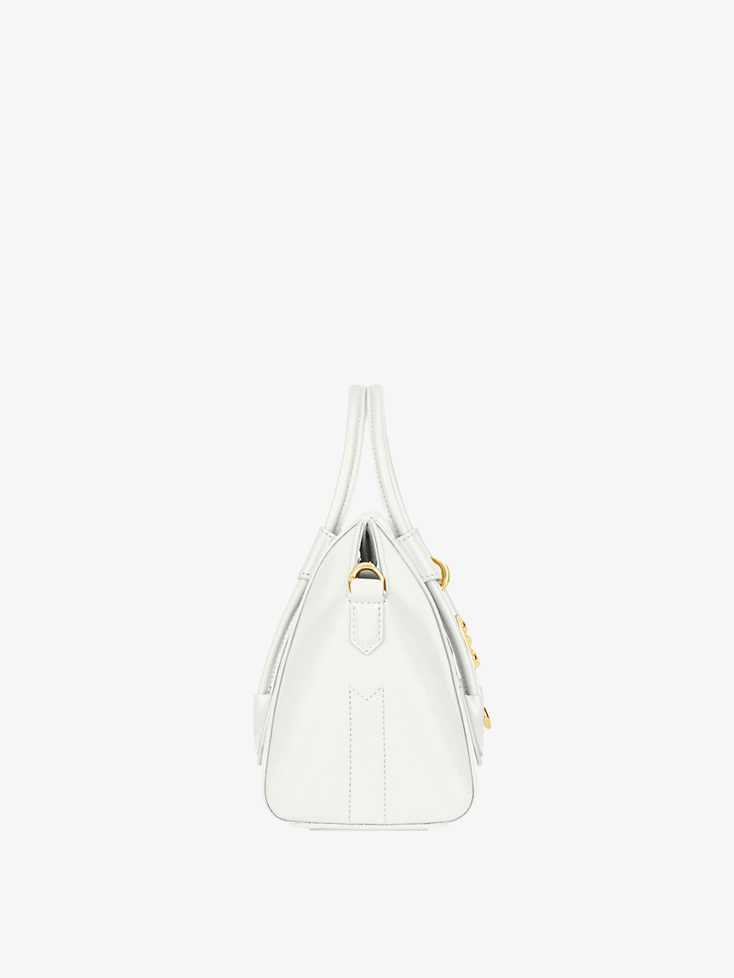 MINI ANTIGONA LOCK BAG IN BOX LEATHER - 2