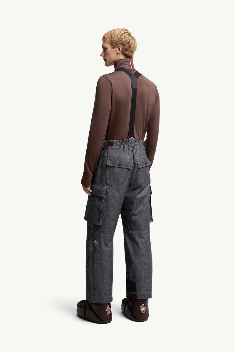 Padded Denim Ski Bib 5