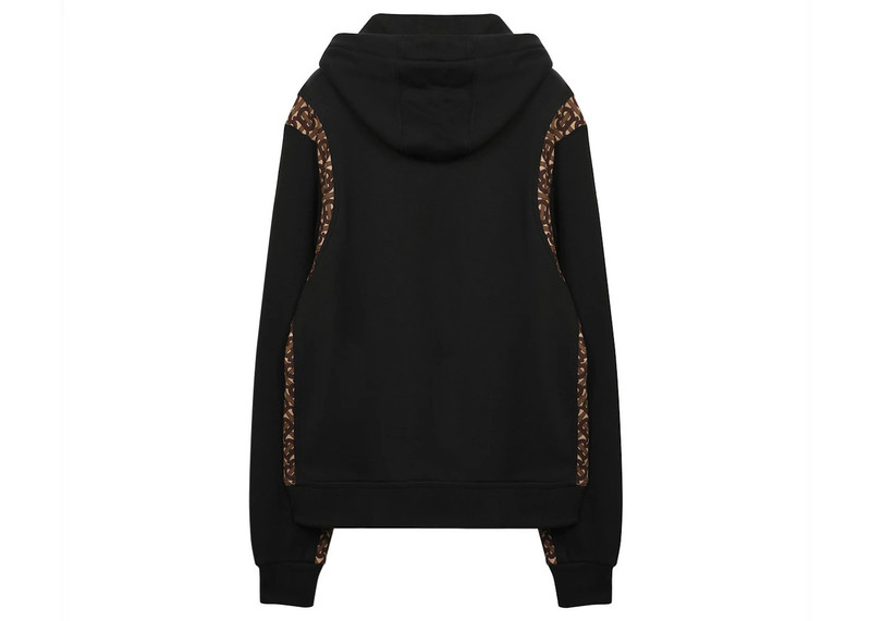 Burberry Burberry Checker Cotton Sweatshirt Black outlook