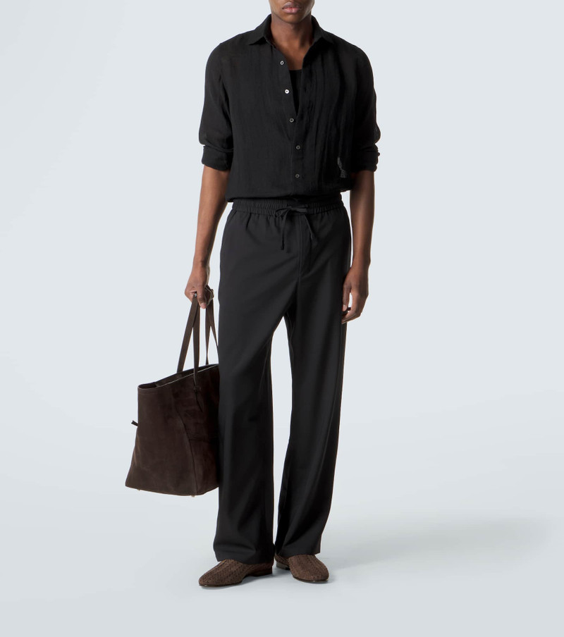 Manolo Blahnik Mario suede loafers outlook