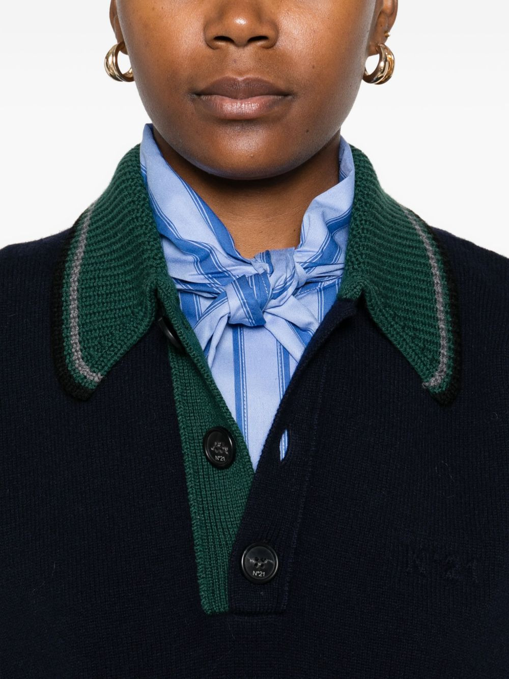 buttoned polo top - 5