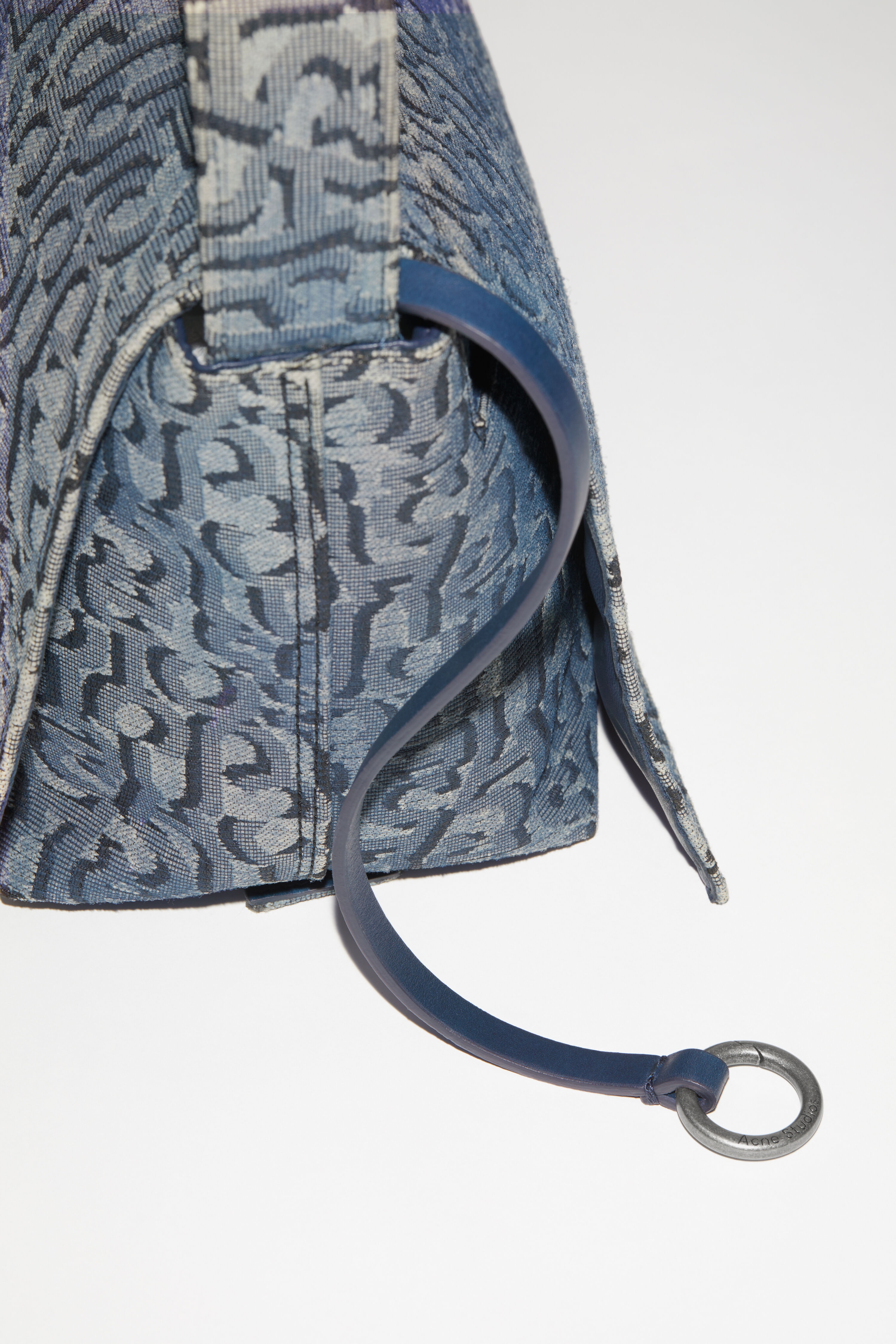Monogram shoulder bag - Denim blue - 5