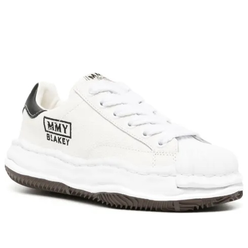 Maison MIHARA YASUHIRO Blakey OG Sole Embossed Leather Low 'White' A11FW717-WHITE - 3