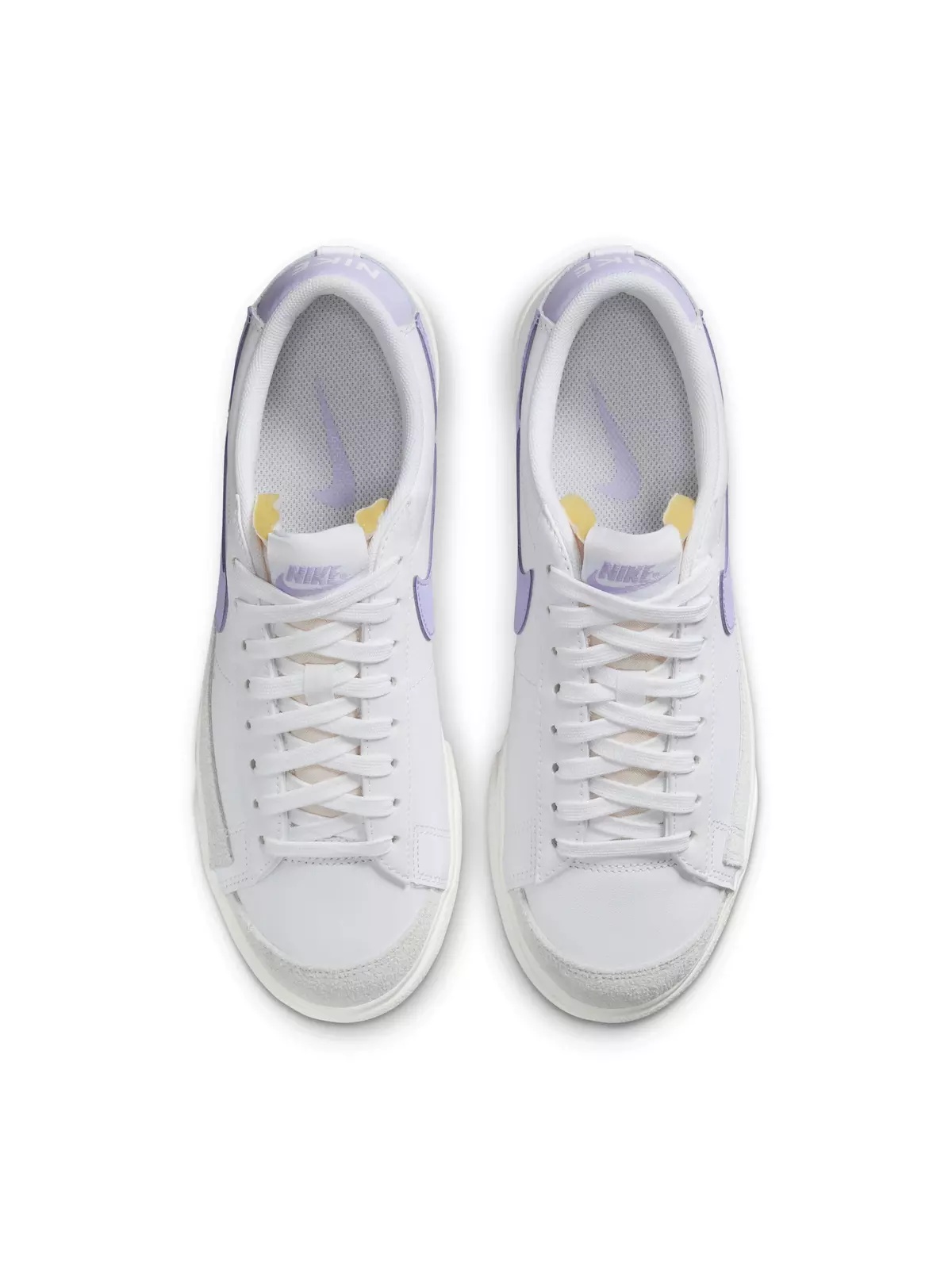 Blazer Low Platform "White/Sail/Lilac Bloom" Women's Shoe - 4