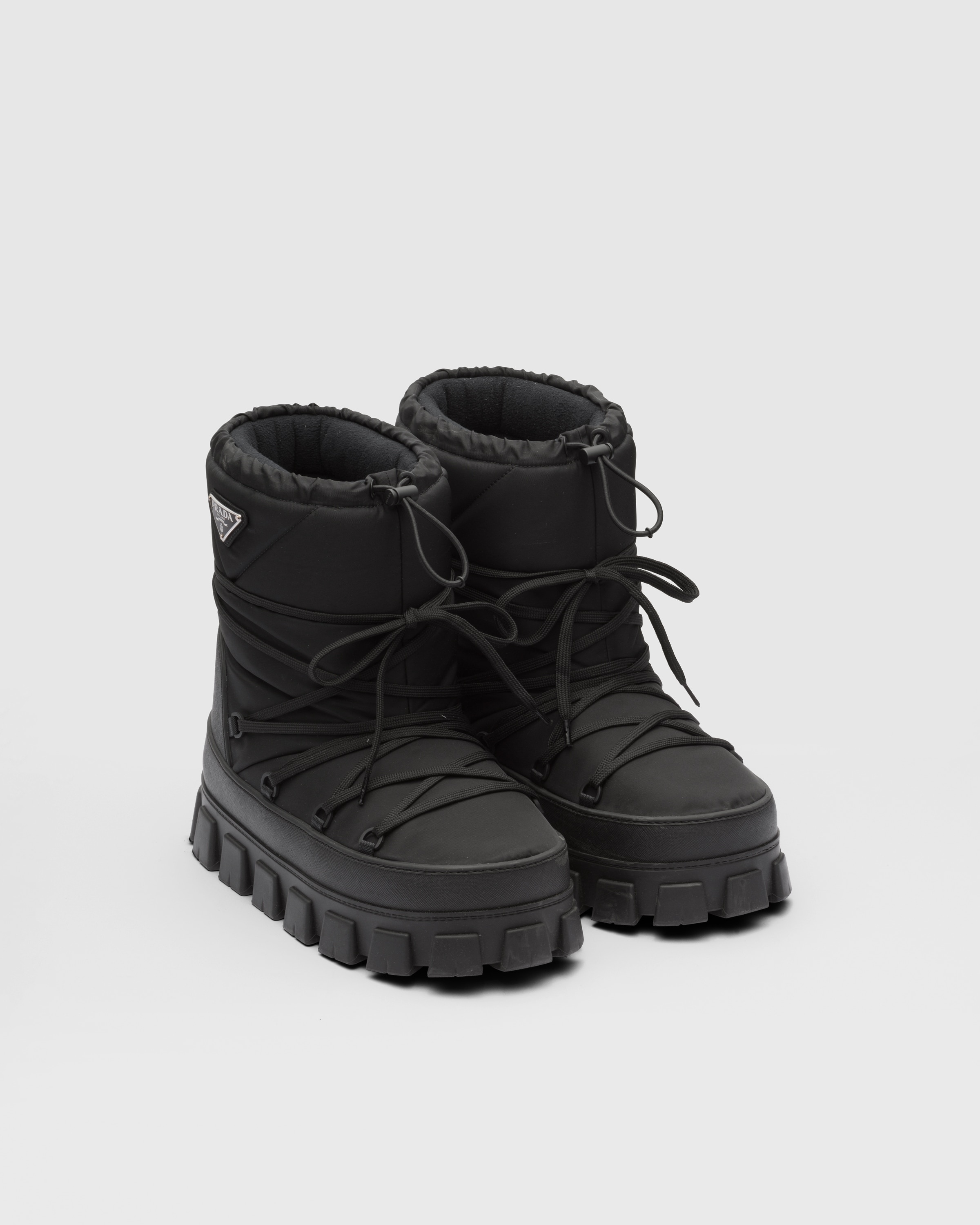 Re-Nylon gabardine après ski booties - 1