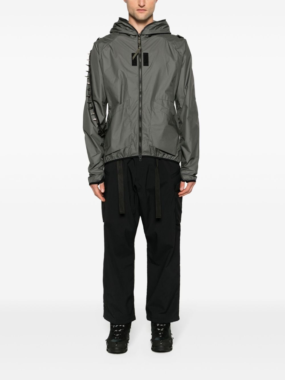 low-rise cargo trousers - 2