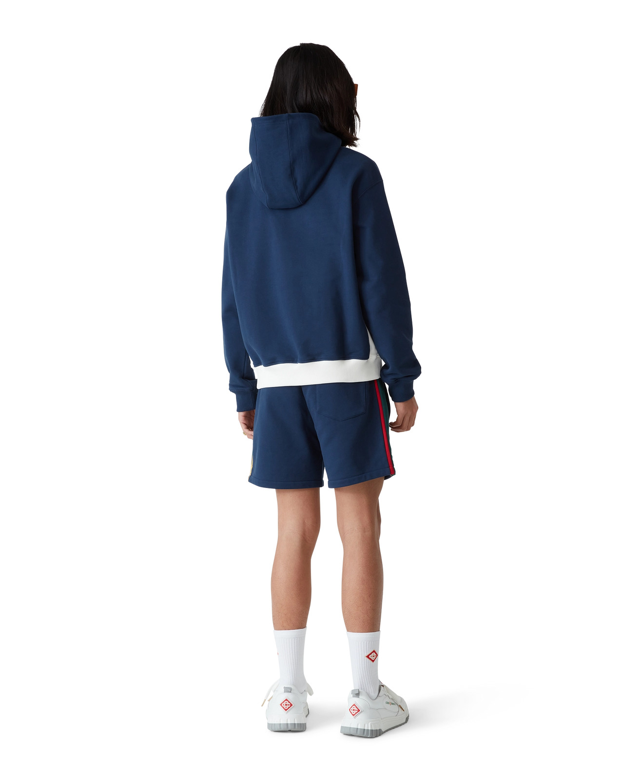 Colourblock Quarter Zip Hooded Sweatshirt - 3