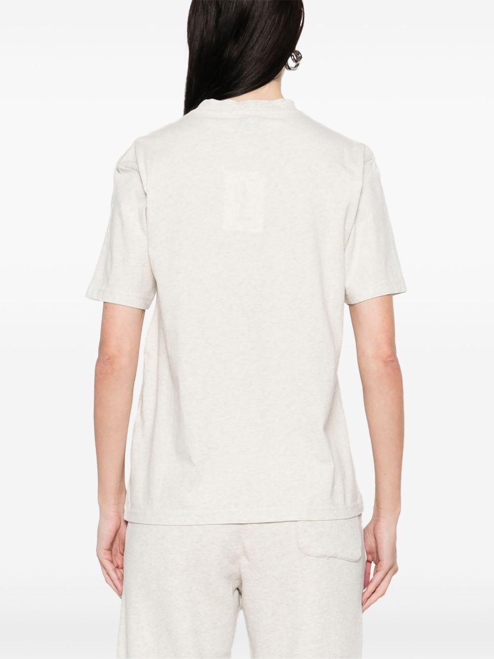 logo-embroidered T-shirt - 4