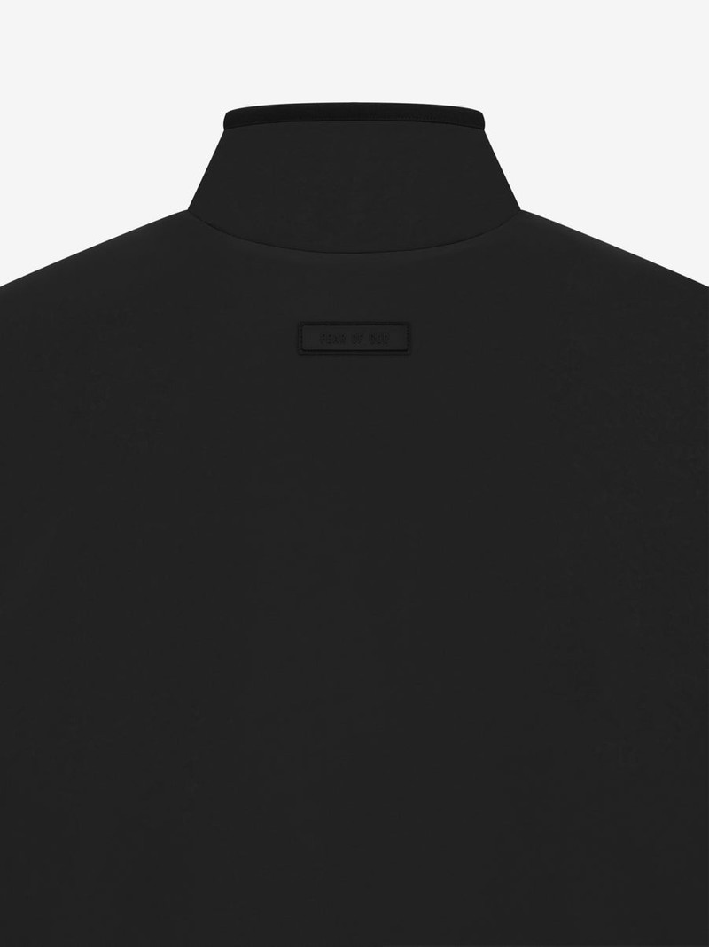 Womens Nylon Fleece Mockneck Sweater Dress 4