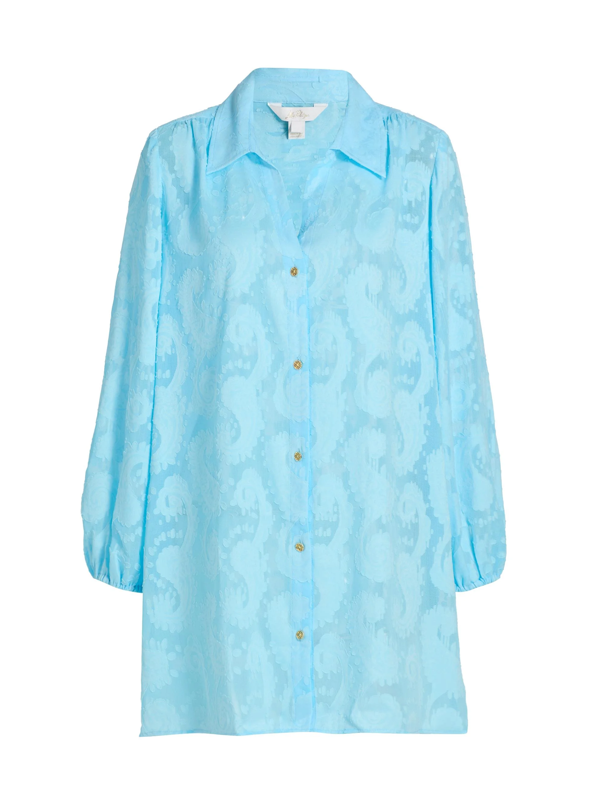 Women's Sadira Cover-Up Shirtdress - Blue Multi - 1