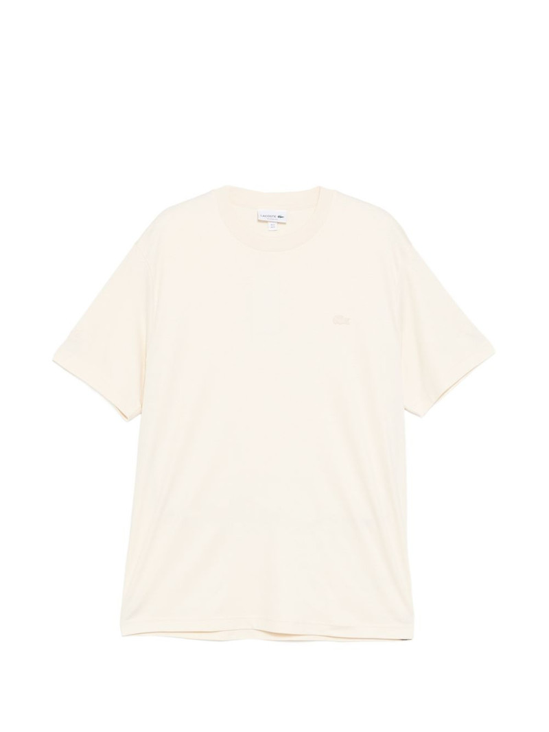 logo-patched cotton T-shirt 1
