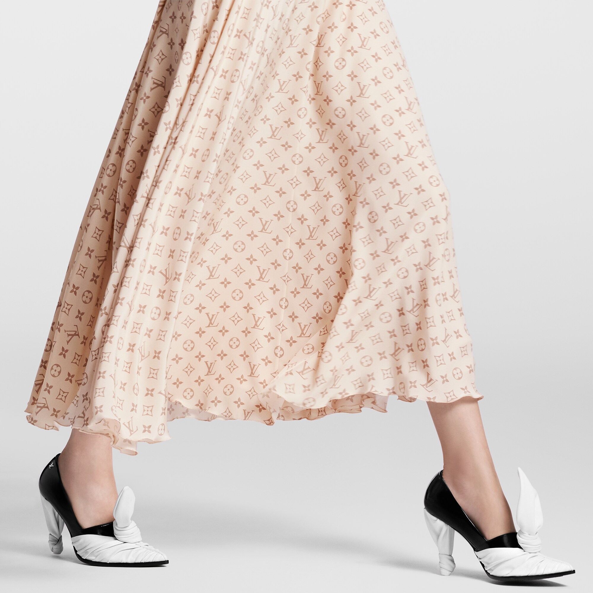 Monogram Midi Skirt - 2