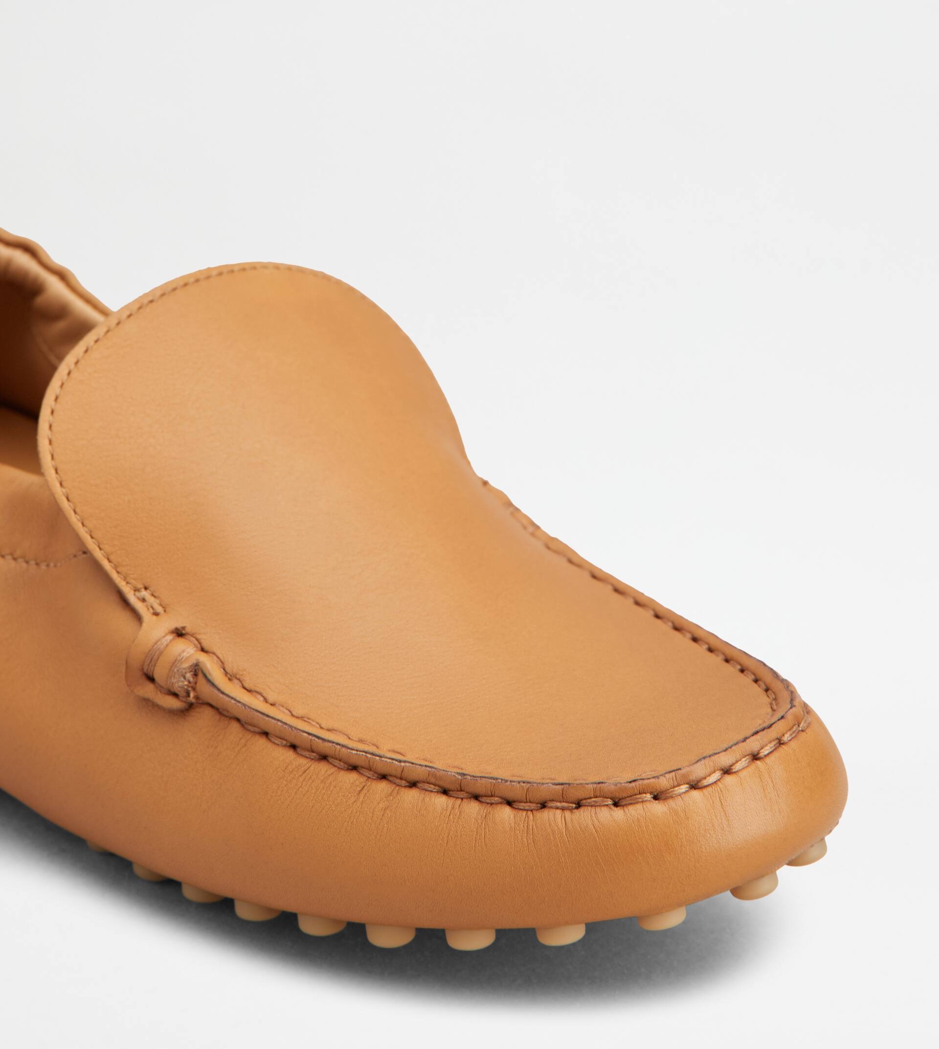 GOMMINO DRIVING SHOES IN LEATHER - BROWN - 6