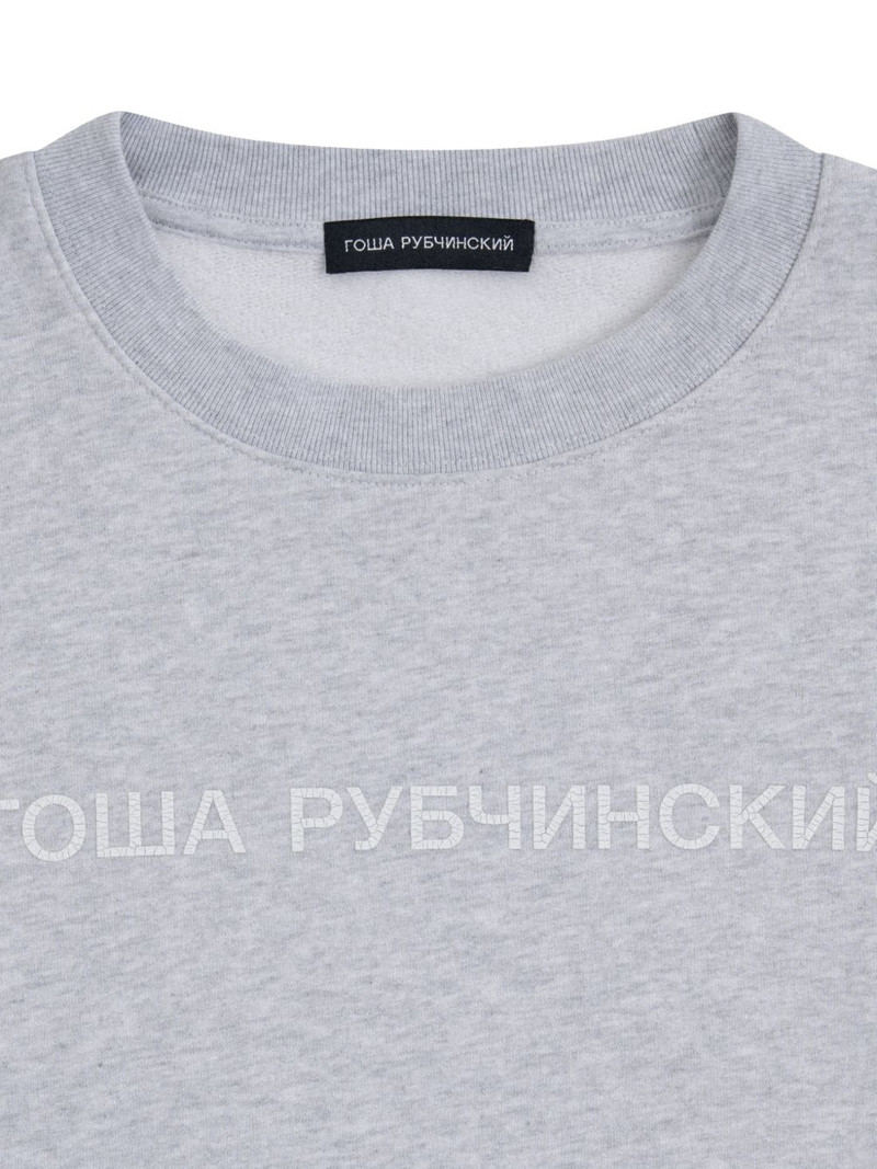 logo-print oversized sweater 3