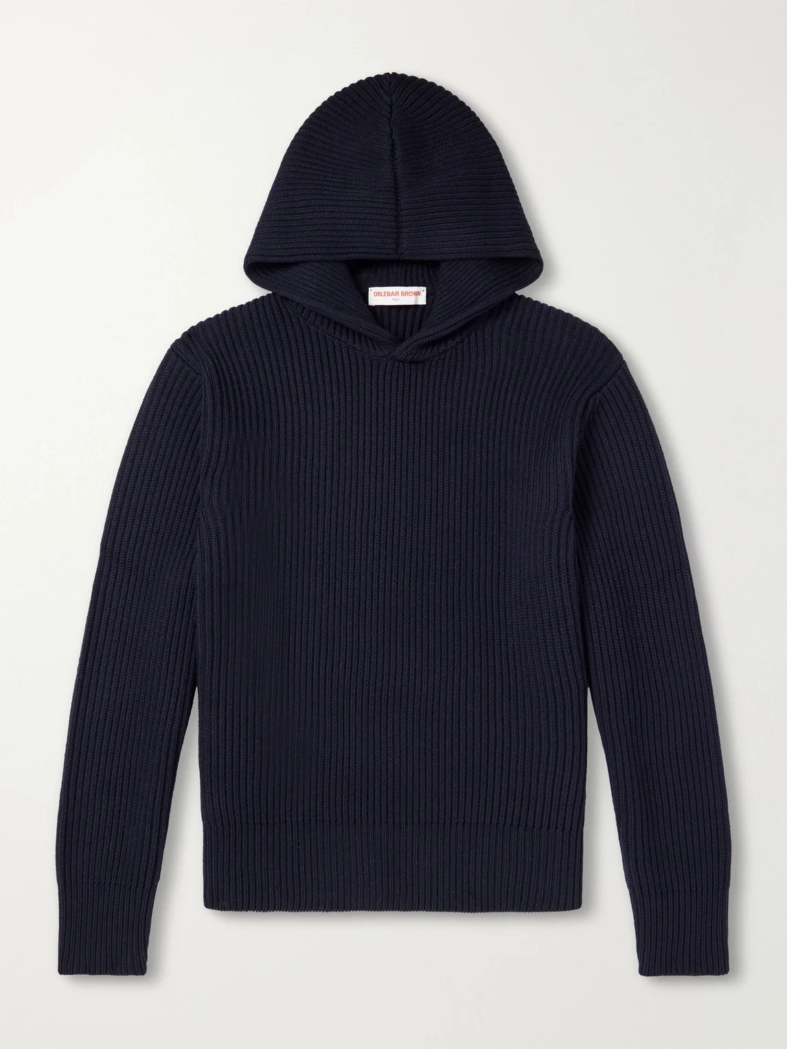 Kirk Ribbed Merino Wool Hoodie - 1