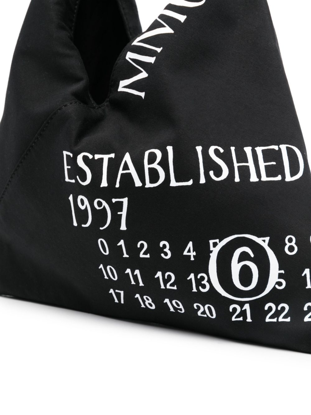 numbers-motif tote bag - 4