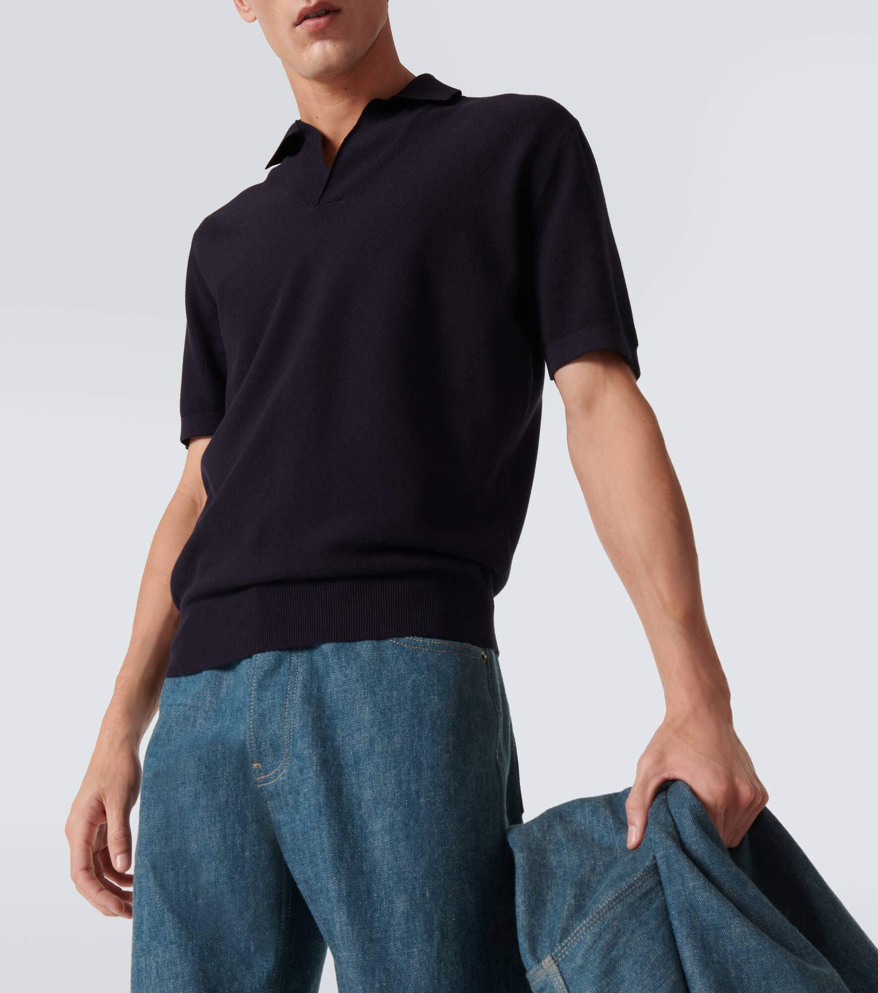 Walkery cotton and silk polo shirt - 5