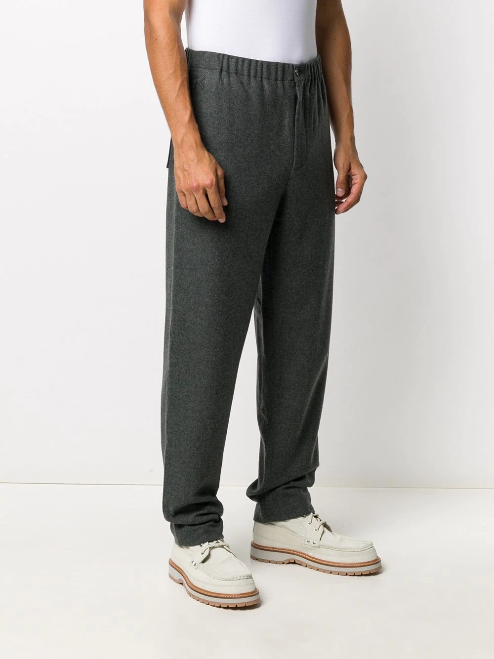 wool jogging bottoms - 3