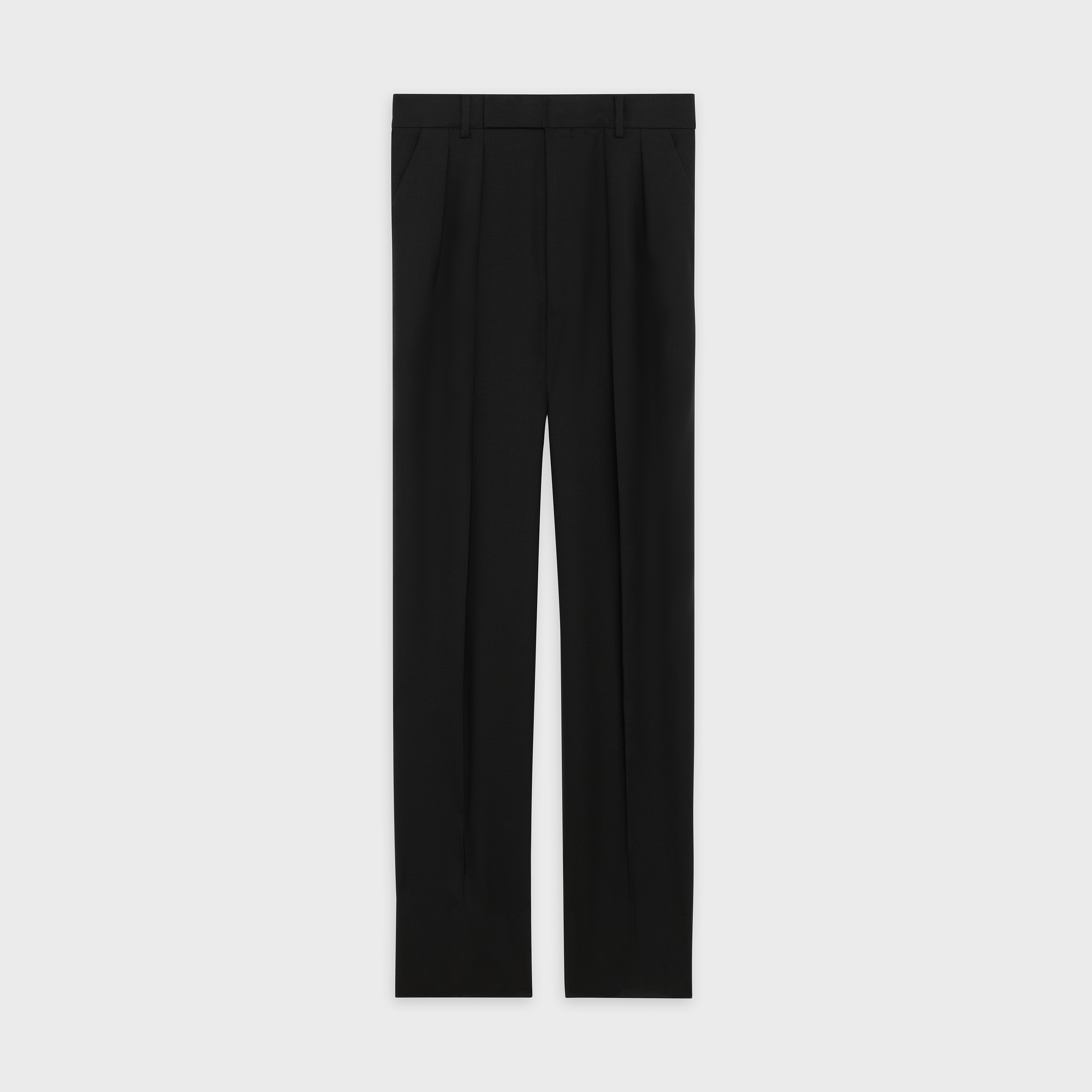 NEW WAVE PANTS IN WOOL GABARDINE - 1